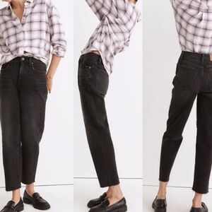 Madewell Balloon Jean in Black, 33 Tall 33T